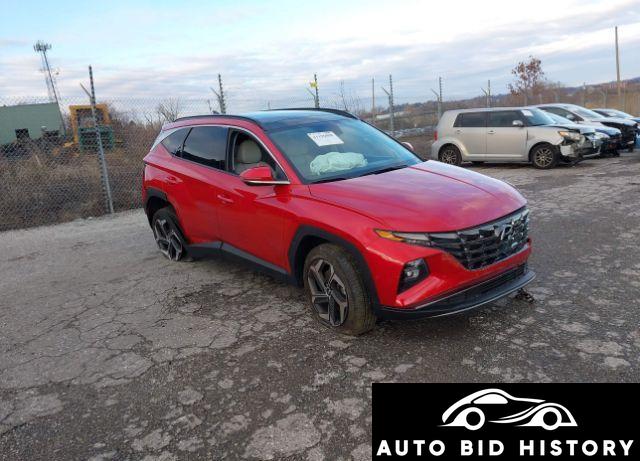 Hyundai Tucson Limited 2023 Red 2.5L