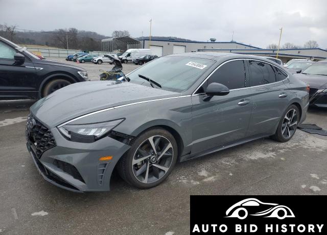 Hyundai Sonata Sel Plus 2021 Gray 1.6L  4