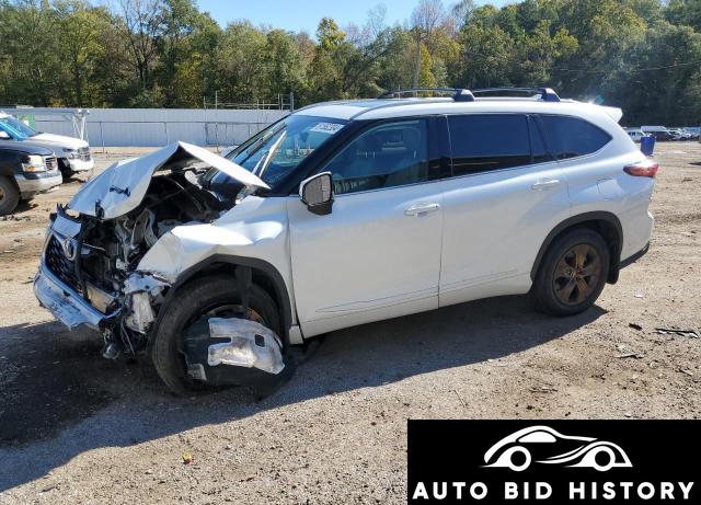 Toyota Highlander Hybrid Xle 2022 White 2.5L  4