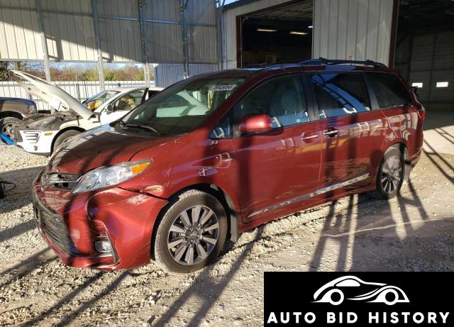 Toyota Sienna Xle 2020 Maroon 3.5L  6