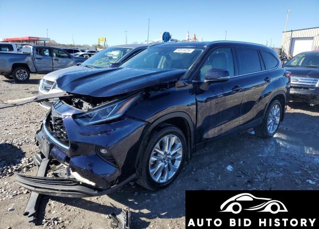 Toyota Highlander Limited 2020 Blue 3.5L  6