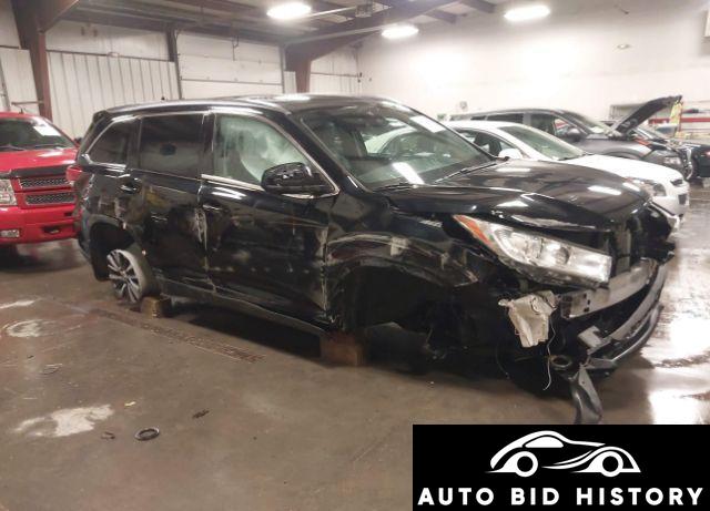 Toyota Highlander Xle 2019 Black 3.5L