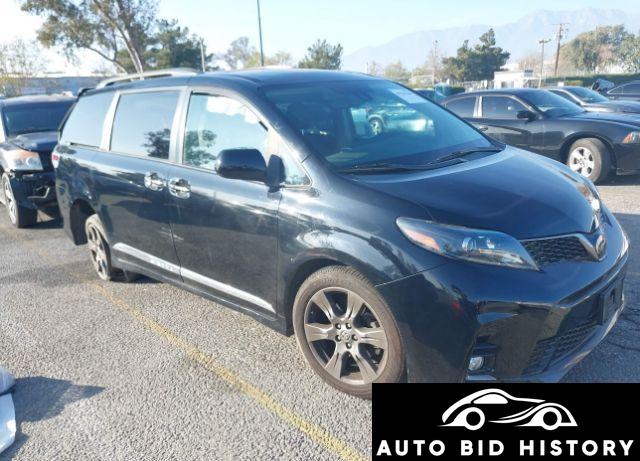 Toyota Sienna Se/Se Premium 2020 Black 3.5L