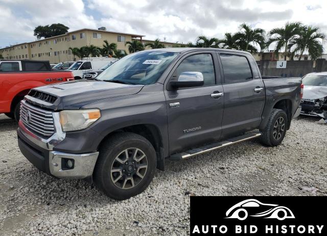 Toyota Tundra Crewmax Limited 2017 Gray 5.7L  8