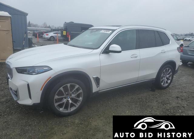 Bmw X5 Xdrive40I 2024 White 3.0L  6