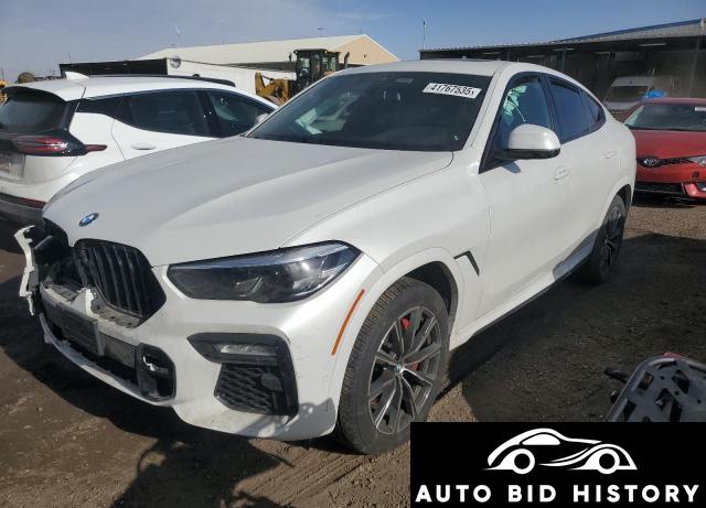 Bmw X6 Xdrive40I 2021 White 3.0L  6