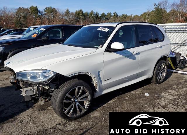 Bmw X5 Xdrive50I 2017 White 4.4L  8