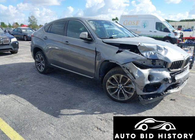 Bmw X6 Sdrive35I 2018 Gray 3.0L