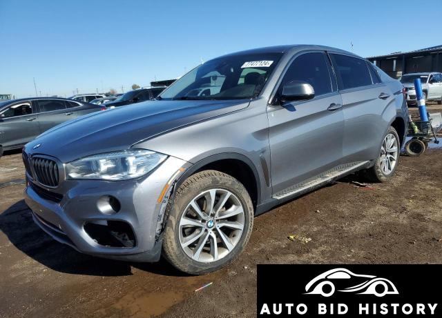 Bmw X6 Xdrive35I 2016 Gray 3.0L  6