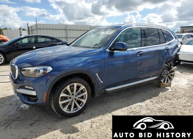 Bmw X3 Sdrive30I 2019 Blue 2.0L  4