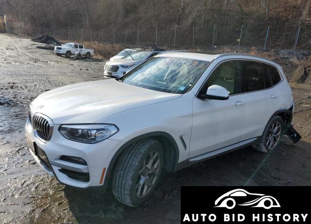 Bmw X3 Xdrive30I 2021 White 2.0L  4