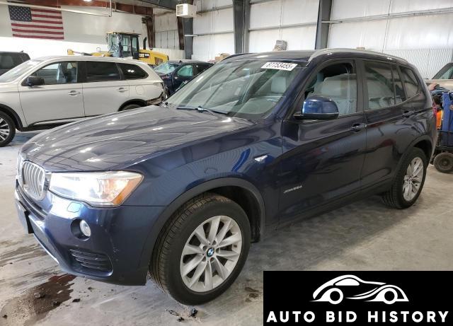 Bmw X3 Xdrive28D 2016 Blue 2.0L  4