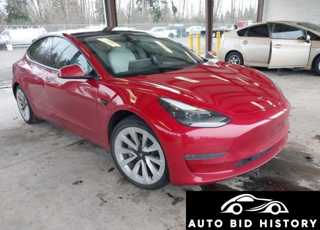 Tesla Model 3 Rear-Wheel Drive 2022 Red U