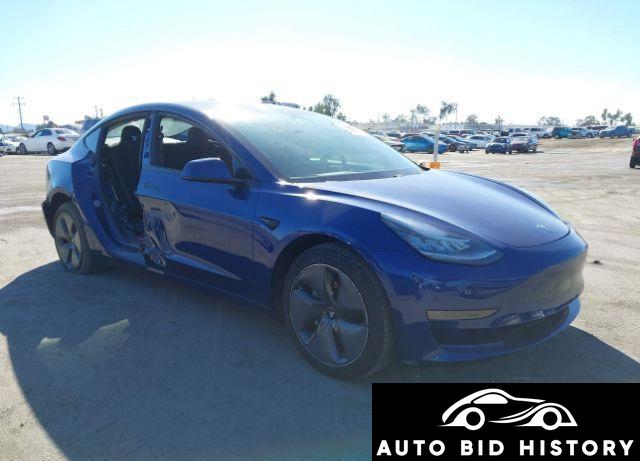 Tesla Model 3 Standard Range Plus Rear-Wheel Drive 2021 Blue U