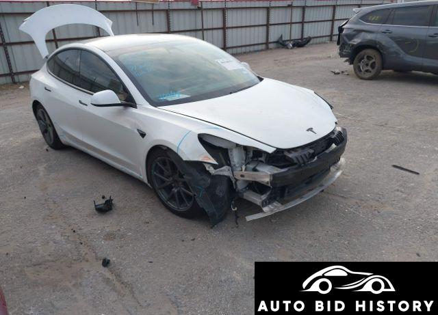 Tesla Model 3 Standard Range Plus Rear-Wheel Drive 2021 White U