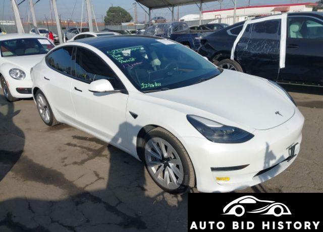 Tesla Model 3 Standard Range Plus Rear-Wheel Drive 2021 White U