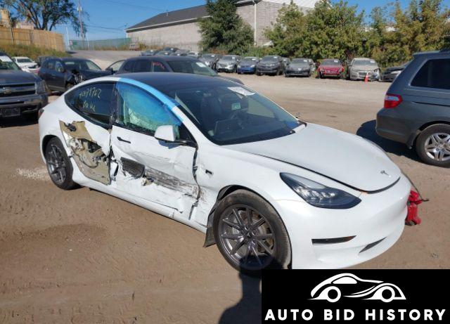 Tesla Model 3 Standard Range Plus Rear-Wheel Drive 2021 White U