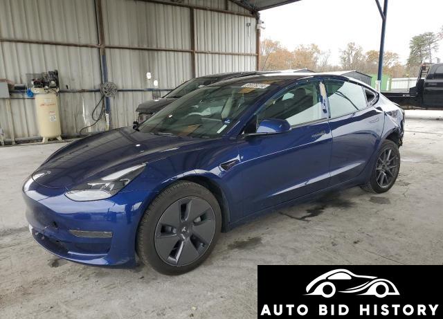 Tesla Model 3 2022 Blue