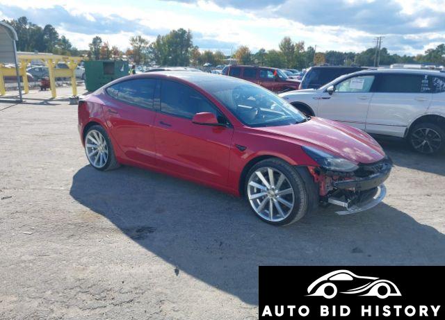 Tesla Model 3 Rear-Wheel Drive 2023 Red U