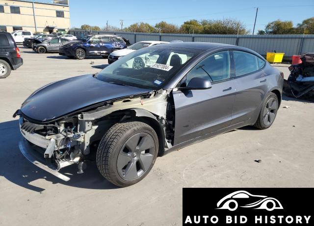 Tesla Model 3 2022 Gray