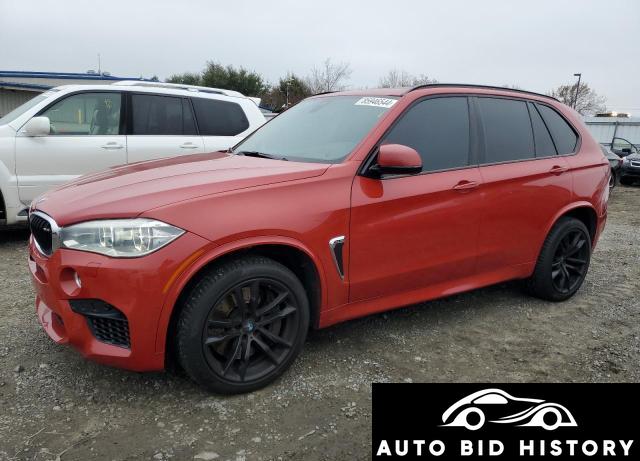 Bmw X5 M 2016 Red 4.4L  8