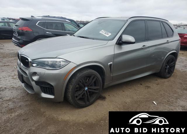 Bmw X5 M 2018 Gray 4.4L  8