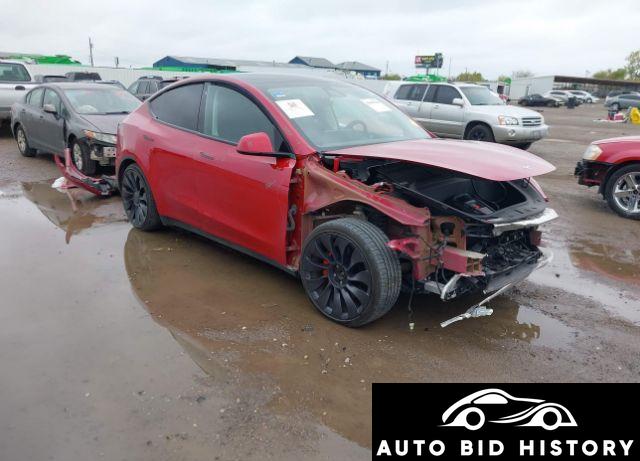 Tesla Model Y Performance Dual Motor All-Wheel Drive 2022 Red U