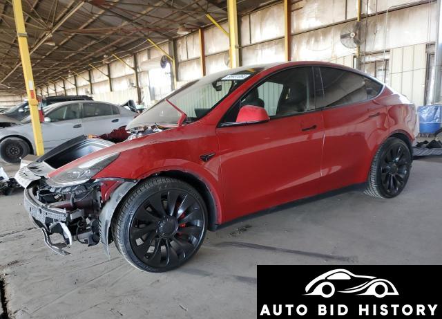 Tesla Model Y 2022 Red