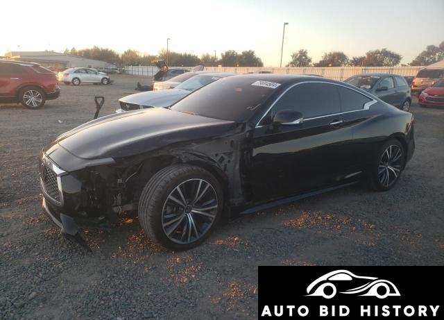 Infiniti Q60 Pure 2022 Black 3.0L  6