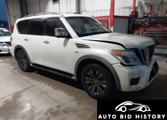 Nissan Armada Platinum 2017 White 5.6L