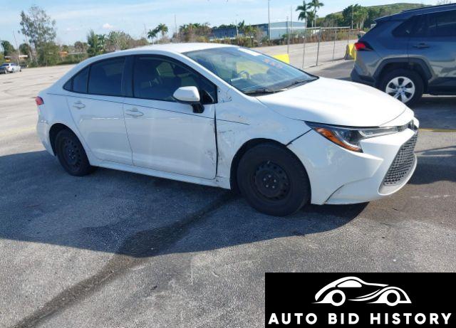 Toyota Corolla Le 2021 White 1.8L