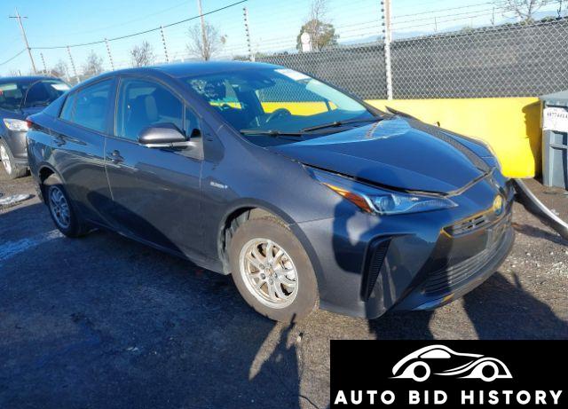 Toyota Prius L Eco 2019 Gray 1.8L