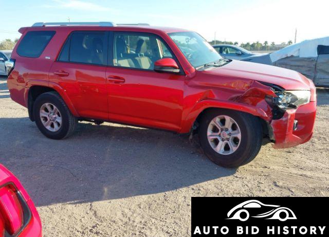 Toyota 4Runner Sr5 2016 Red 4.0L