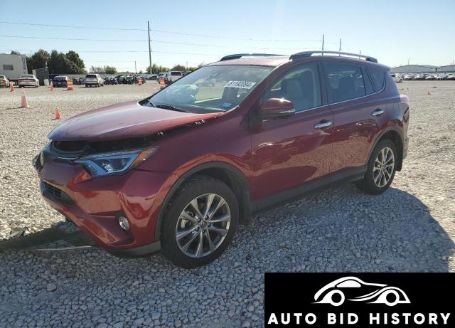 Toyota Rav4 Limited 2018 Red 2.5L  4