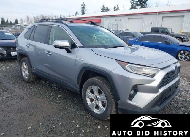 Toyota Rav4 Hybrid Xle 2019 Silver 2.5L