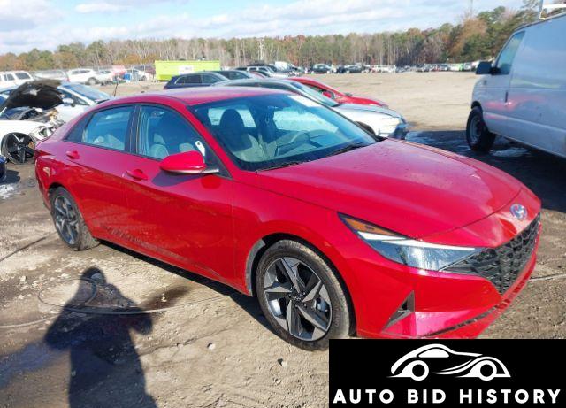 Hyundai Elantra Sel 2023 Red 2.0L