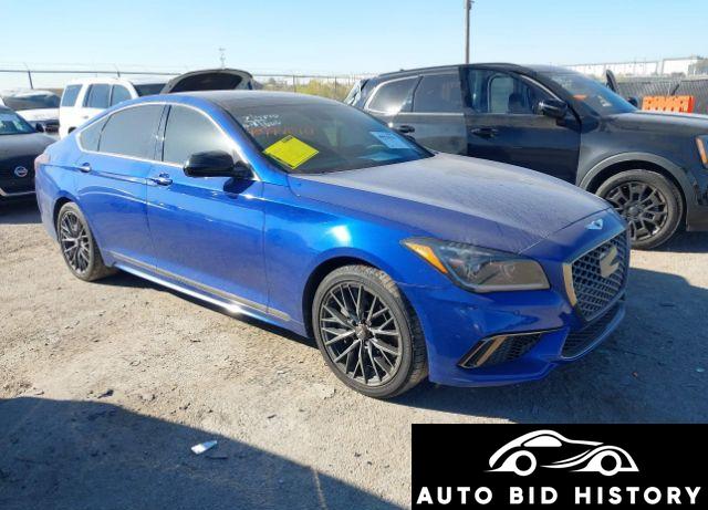 Genesis G80 3.3T Sport Rwd 2020 Blue 3.3L
