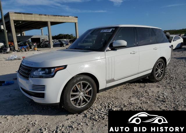 Land Rover Range Rover 2017 White 3.0L  6