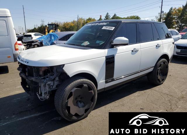 Land Rover Range Rover Hse 2013 White 5.0L  8