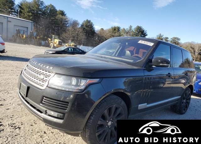 Land Rover Range Rover Supercharged 2016 Black 5.0L  8