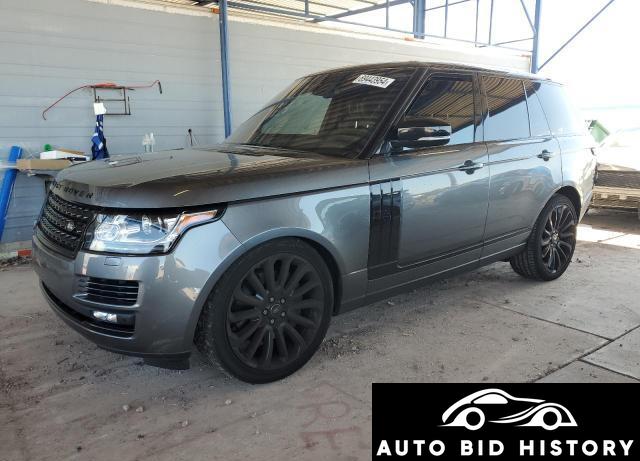 Land Rover Range Rover Supercharged 2016 Gray 5.0L  8