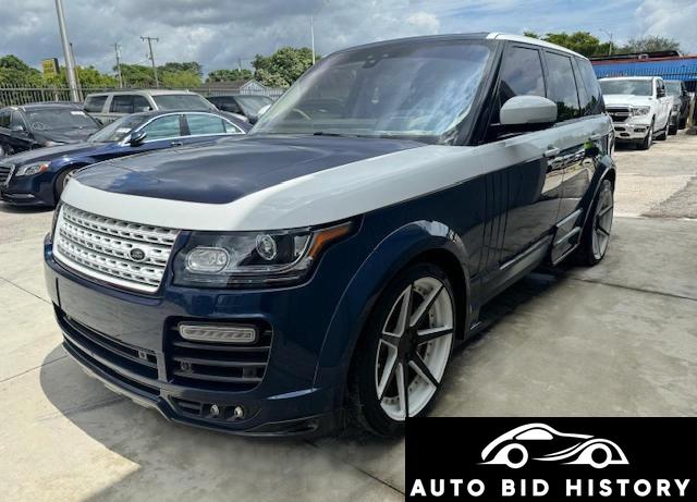 Land Rover Range Rover Supercharged 2017 Blue 5.0L  8