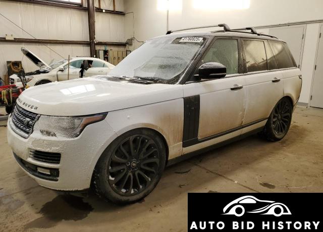 Land Rover Range Rover Supercharged 2017 White 5.0L  8