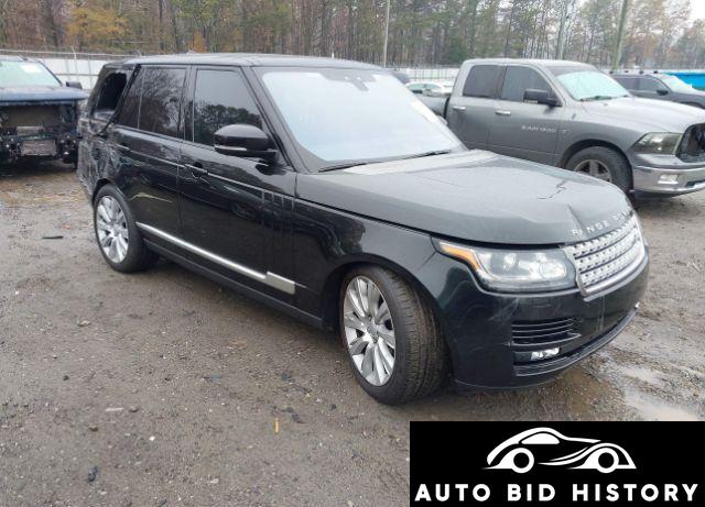 Land Rover Range Rover 5.0L V8 Supercharged 2017 Black 5.0L