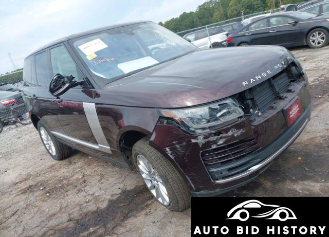 Land Rover Range Rover 3.0L V6 Supercharged Hse 2018 Burgundy 3.0L