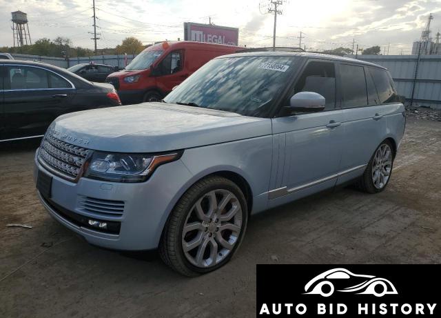 Land Rover Range Rover Supercharged 2014 Blue 5.0L  8