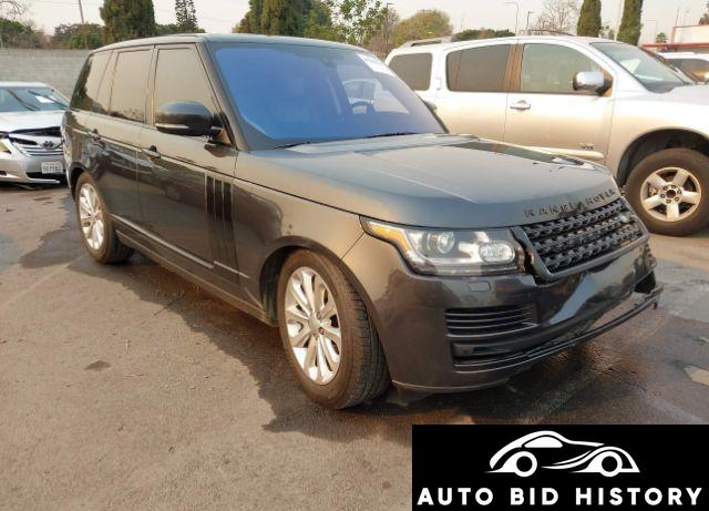 Land Rover Range Rover 3.0L V6 Supercharged Hse 2016 Black 3.0L