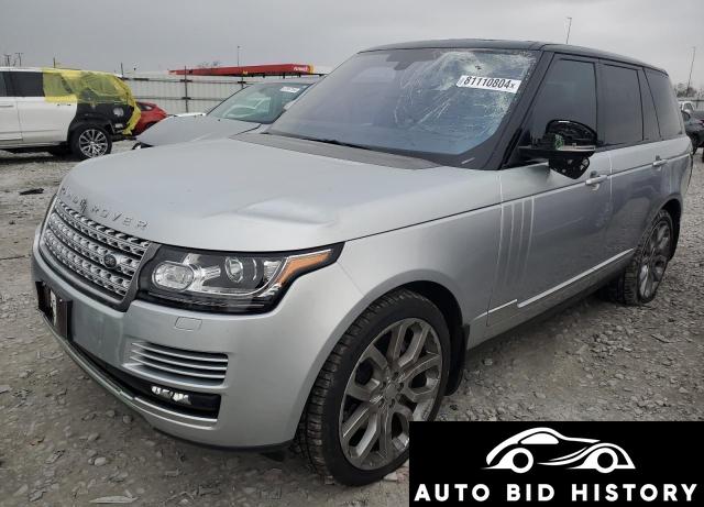 Land Rover Range Rover Hse 2016 Silver 3.0L  6