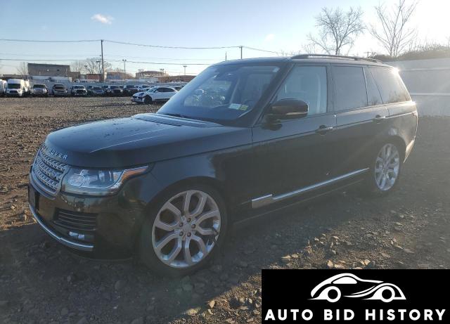 Land Rover Range Rover Hse 2016 Black 3.0L  6