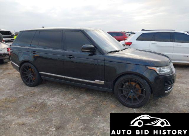 Land Rover Range Rover 5.0L V8 Supercharged 2016 Black 5.0L